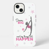 Personalized Rhythmic Gymnast Dream Big Phone Case iPhoneケース (裏面)