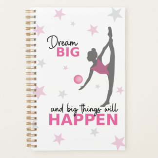 Personalized Rhythmic Gymnast Dream Big Planner wi プランナー手帳
