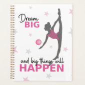 Personalized Rhythmic Gymnast Dream Big Planner wi プランナー手帳 (正面)