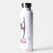 Personalized Rhythmic Gymnast Dream Big Water Bott ウォーターボトル (左面)