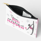 Personalized Rhythmic Gymnast Dream Big Zipper Pou アクセサリーポーチ (見開き)
