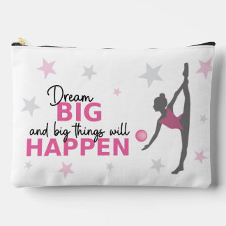 Personalized Rhythmic Gymnast Dream Big Zipper Pou アクセサリーポーチ