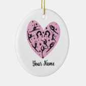 Personalized Rhythmic Gymnastic Christmas Ornament セラミックオーナメント (右)