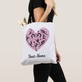 Personalized Rhythmic Gymnastics Tote Bag Pink トートバッグ