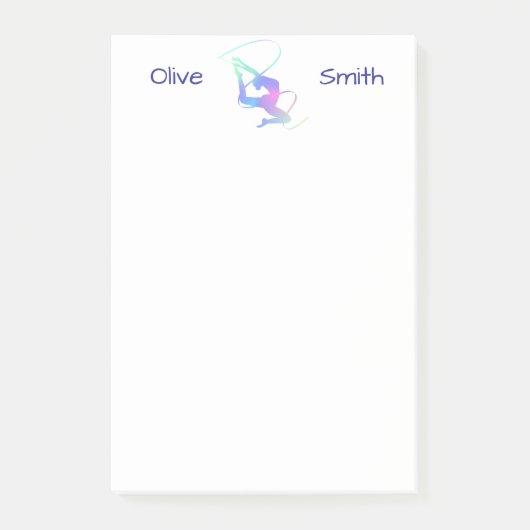 Personalized Rhythmic Gymnastics with Ribbon  ポストイット (正面)