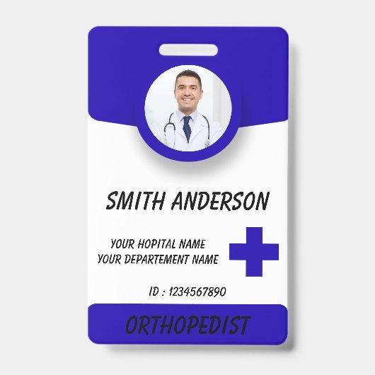 Personalized RN Nurse Identification Badge バッジ (正面)