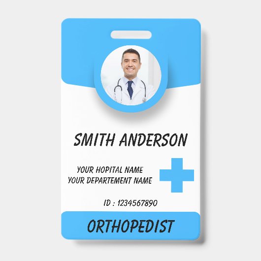 Personalized RN Nurse Identification Badge バッジ (正面)