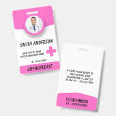Personalized RN Nurse Identification Badge バッジ (正面&裏面)