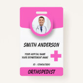 Personalized RN Nurse Identification Badge バッジ (正面)