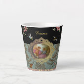 Personalized Rococo Latte Mug カフェラテマグ (正面)