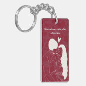 Personalized Romantic Acrylic  キーホルダー (正面左)