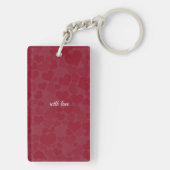 Personalized Romantic Acrylic  キーホルダー (裏面)