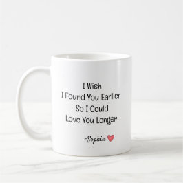 Personalized Romantic Love Quote コーヒーマグカップ