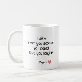 Personalized Romantic Love Quote コーヒーマグカップ
