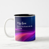 Personalized Romantic Mug Gift | Custom Photo ツートーンマグカップ (左)