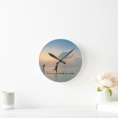Personalized Romantic Photo ラウンド壁時計 (ホーム)