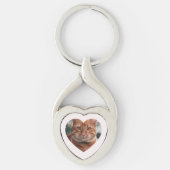 Personalized Romantic Photo Keyring キーホルダー (正面)