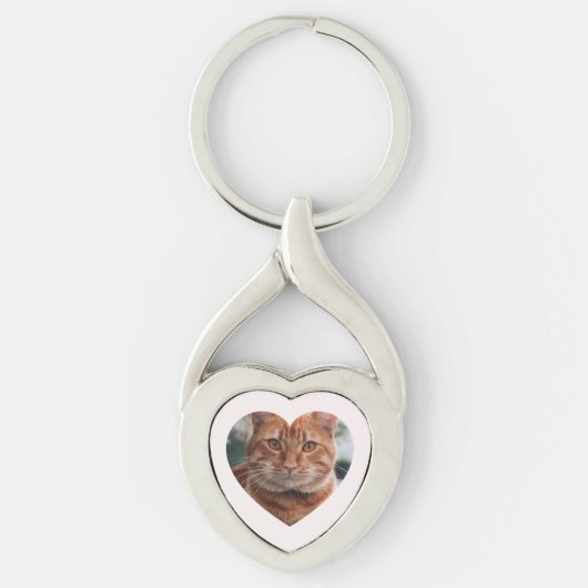 Personalized Romantic Photo Keyring キーホルダー (正面)
