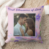 Personalized Romantic Pillow – Custom Couple Photo クッション (ブランケット)