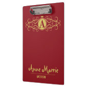 Personalized Rose Dial Women’s Elegant Custom Time クリップボード (左)