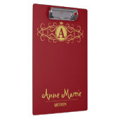 Personalized Rose Dial Women’s Elegant Custom Time クリップボード (右)