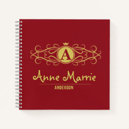 Personalized Rose Dial Women’s Elegant Custom Time ノートブック