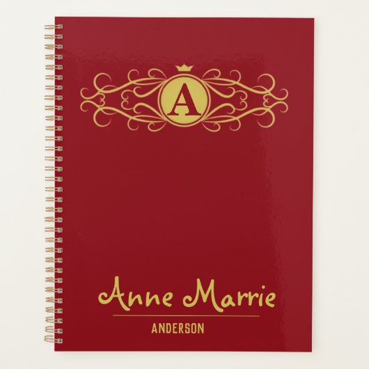 Personalized Rose Dial Women’s Elegant Custom Time プランナー手帳 (正面)