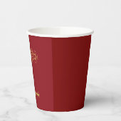 Personalized Rose Dial Women’s Elegant Custom Time 紙コップ (左)