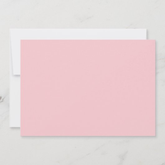 Personalized Rose Floral Botanical Note Card ノートカード (裏面)