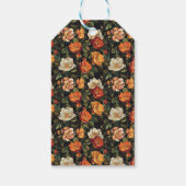 Personalized Rose Floral Happy Birthday ギフトタグ (裏面)