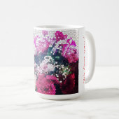 Personalized Rose Mosaic Coffee/ Tea Mug コーヒーマグカップ (正面右)