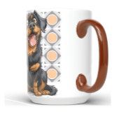 Personalized Rottweiler Custom Dog Mug 15oz マグカップ