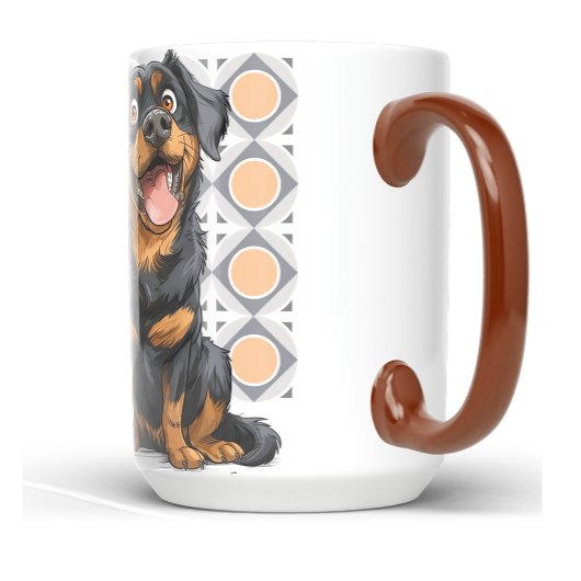 Personalized Rottweiler Custom Dog Mug 15oz マグカップ