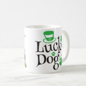 Personalized Rottweiler Dog St. Patty's Day コーヒーマグカップ (正面右)