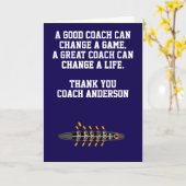 Personalized Rowing Coach From Team Rower カード (黄色い花)