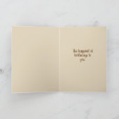 Personalized Rufous Hummingbirds Birthday Card カード (内部)