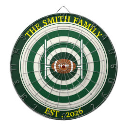 Personalized Rugby Field Dartboard Wall Art Decor ダーツボード