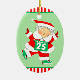 Personalized Runner Collectible セラミックオーナメント