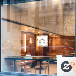 Personalized Rustic Baking Business ウィンドウサイン