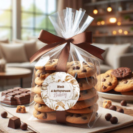 Personalized Rustic Baking Business ラウンドシール