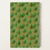 Personalized Rustic Forest Notebook  ノートブック (裏面)