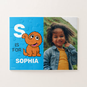 Personalized S is for Snuffleupagus Photo ジグソーパズル