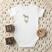 Personalized Safari Baby Bib | Custom Name ベビーボディスーツ