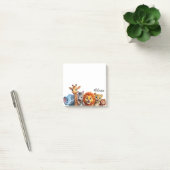 Personalized Safari Friends Jungle Sticky Notes ポストイット (オフィス)
