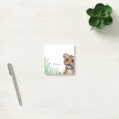 Personalized Safari Tiger Sticky Notes ポストイット (オフィス)