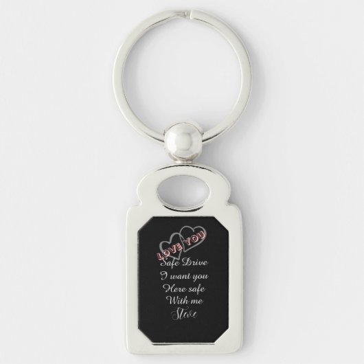 Personalized safe drive boyfriend Valentine's day  キーホルダー (正面)