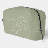 Personalized Sage Green Poodle Dog Mom Gift ドップキット (右コーナー)