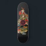 Personalized Samurai スケートボード<br><div class="desc">Personalized bold samurai warrior Asian art skateboard with your initials in the middle.</div>