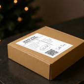 Personalized Santa Address Labels シール