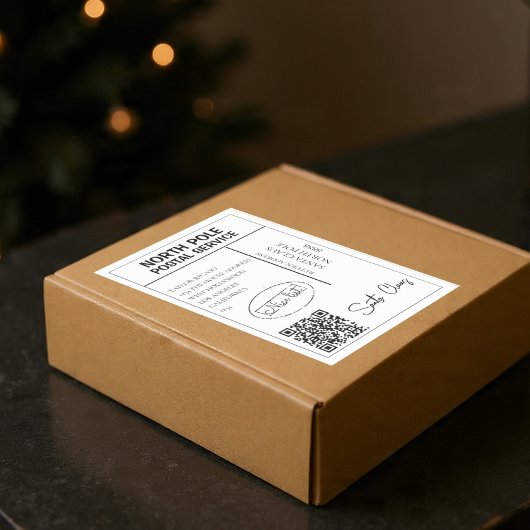 Personalized Santa Address Labels シール